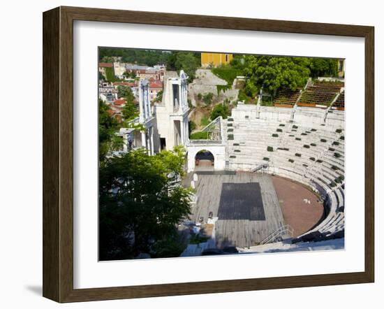 Roman Marble Amphitheatre Built in the 2nd Century, Plovidv, Bulgaria, Europe-Dallas & John Heaton-Framed Photographic Print