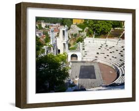 Roman Marble Amphitheatre Built in the 2nd Century, Plovidv, Bulgaria, Europe-Dallas & John Heaton-Framed Photographic Print