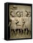 Roman Marble Relief of the Praetorian Guard-null-Framed Stretched Canvas