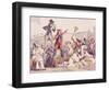 Roman Masks-Achille Pinelli-Framed Giclee Print