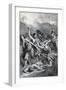 Roman Massacre of Druids-G.F. Scott Elliot-Framed Art Print