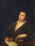 Portrait of the Poet Ivan A. Krylov, 1812-Roman Maximovich Volkov-Stretched Canvas