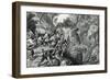 Roman Merchants Attacked by Britons-G.F. Scott Elliot-Framed Art Print