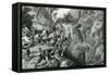 Roman Merchants Attacked by Britons-G.F. Scott Elliot-Framed Stretched Canvas