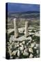 Roman Milestones and Views of Holy Land, Memorial of Moses, Mount Nebo, Jordan-null-Stretched Canvas