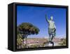 Roman monument in Naples-enricocacciafotografie-Framed Stretched Canvas