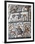 Roman Mosaic at Villa Romana Del Casale, UNESCO World Heritage Site, Piazza Armerina, Sicily, Italy-Stuart Black-Framed Photographic Print