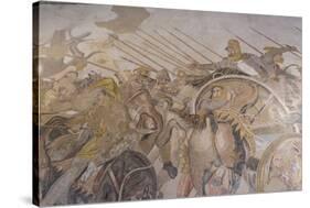 Roman Mosaic, Battle Between Alexander and Darius, from Pompeii House of the Faun-Eleanor Scriven-Stretched Canvas