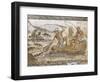 Roman Mosaic Dating from the 2 AD, from the Villa of the Nile at Leptis Magna, Tripoli, Libya-Rennie Christopher-Framed Photographic Print