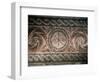 Roman Mosaic Depicting the Chi-Rho Symbol with Alpha and Omega, Spain-null-Framed Giclee Print