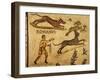 Roman Mosaic, Hare Hunting, 1st century AD-null-Framed Photographic Print