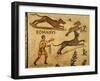 Roman Mosaic, Hare Hunting, 1st century AD-null-Framed Photographic Print