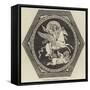 Roman Mosaic of Bellerophon and Chimaera-null-Framed Stretched Canvas