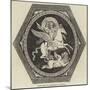 Roman Mosaic of Bellerophon and Chimaera-null-Mounted Giclee Print