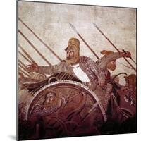 Roman Mosaic of Darius II of Persia at the Battle of Issus, Pompeii, Italy, (1st Century Ad)-CM Dixon-Mounted Giclee Print