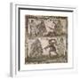 Roman Mosaic of Gladiators, 3rd C-null-Framed Premium Giclee Print