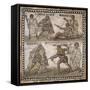 Roman Mosaic of Gladiators, 3rd C-null-Framed Stretched Canvas