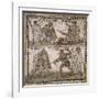 Roman Mosaic of Gladiators, 3rd C-null-Framed Art Print