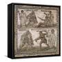 Roman Mosaic of Gladiators, 3rd C-null-Framed Stretched Canvas