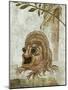 Roman Mosaic, Tragic Mask-null-Mounted Giclee Print