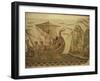 Roman Mosaic, Ulysses and Chant of Sirens, Bardo, Tunisia, North Africa, Africa-David Beatty-Framed Photographic Print