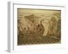 Roman Mosaic, Ulysses and Chant of Sirens, Bardo, Tunisia, North Africa, Africa-David Beatty-Framed Photographic Print