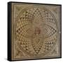 Roman Mosaic with Dyonysius Head-null-Framed Stretched Canvas