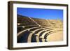 Roman Odeon, Kato Paphos Archaeological Park, UNESCO World Heritage Site, Paphos, Cyprus-Neil Farrin-Framed Photographic Print