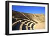 Roman Odeon, Kato Paphos Archaeological Park, UNESCO World Heritage Site, Paphos, Cyprus-Neil Farrin-Framed Photographic Print