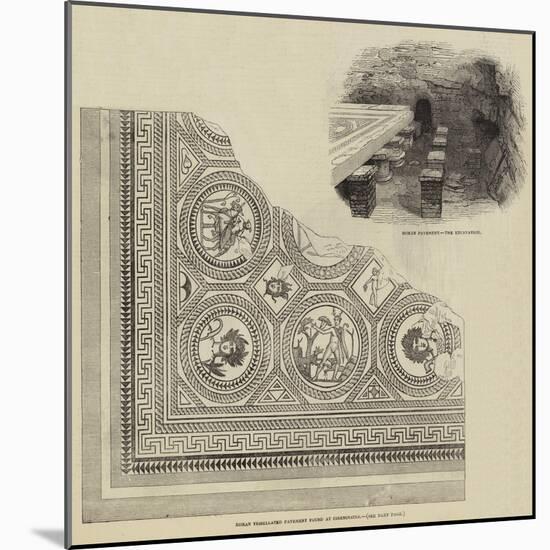 Roman Pavement-null-Mounted Giclee Print