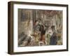 Roman Pilgrims, 1854-John Frederick Lewis-Framed Giclee Print