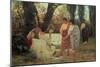 Roman Poet Catullus Reading His Poem, 1885-Stepan Vladislavovich Bakalovich-Mounted Giclee Print