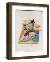 Roman Popular Volunteer of the 1848 Insurrection in Rome-null-Framed Giclee Print