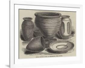 Roman Pottery Found at Headington, Near Oxford-null-Framed Giclee Print