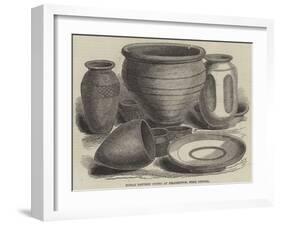 Roman Pottery Found at Headington, Near Oxford-null-Framed Giclee Print