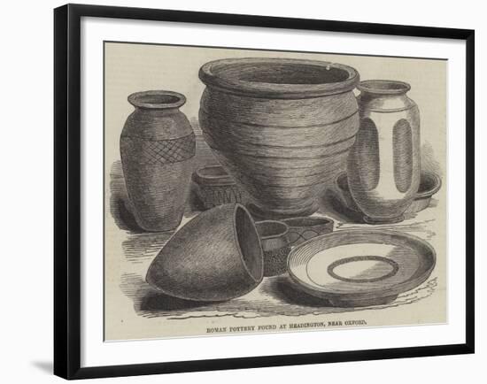 Roman Pottery Found at Headington, Near Oxford-null-Framed Giclee Print