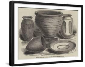 Roman Pottery Found at Headington, Near Oxford-null-Framed Giclee Print