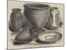 Roman Pottery Found at Headington, Near Oxford-null-Mounted Giclee Print