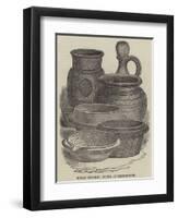 Roman Pottery Found at Headington-null-Framed Premium Giclee Print