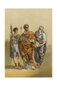 'Roman Priest of Jupiter and His Attendants' Giclee Print | AllPosters.com