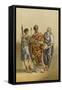 Roman Priest of Jupiter and His Attendants-null-Framed Stretched Canvas