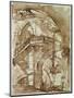 Roman Prison, circa 1744-5 (Pen and Wash over Pencil)-Giovanni Battista Piranesi-Mounted Giclee Print
