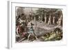 Roman Prisoners Target of the Batavi Warriors, 69-null-Framed Giclee Print