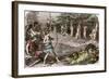 Roman Prisoners Target of the Batavi Warriors, 69-null-Framed Giclee Print