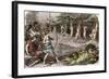 Roman Prisoners Target of the Batavi Warriors, 69-null-Framed Giclee Print