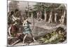 Roman Prisoners Target of the Batavi Warriors, 69-null-Mounted Giclee Print