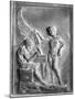 Roman Relief of Daedalus and Icarus-null-Mounted Photographic Print