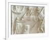 Roman Relief of Mithras, Selene, Cautes and Cautopates-null-Framed Photographic Print