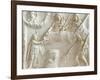 Roman Relief of Mithras, Selene, Cautes and Cautopates-null-Framed Photographic Print