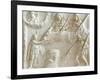 Roman Relief of Mithras, Selene, Cautes and Cautopates-null-Framed Photographic Print